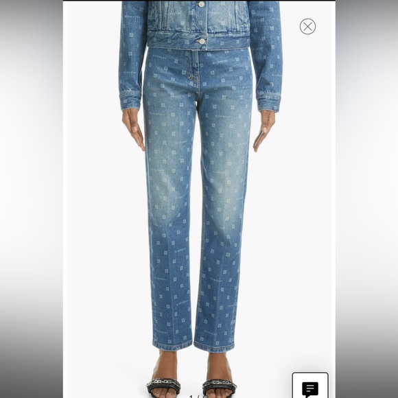 VIP【関税送料無料】希少 Givenchy Monogram Denim Jeans m_64ecf31a9464f3d77da57557.jpg